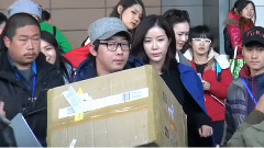 感激時代劇組 上海浦東機場入境