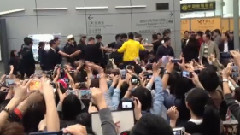 廣州白云機場送機