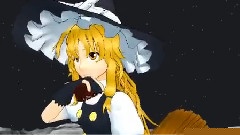 在星空下起舞的魔理沙與芙蘭1