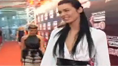 на красной дорожке Премии RU TV 2012