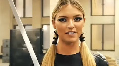 Taylor Swift - < Bad Blood > MV拍攝幕后花絮之Martha Hunt