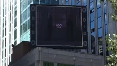 iKON出道應援 iKON巔峰中文站江南LED廣告牌實拍效果