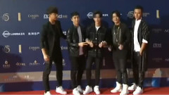 第十五屆華語電影傳媒大獎MIC男團紅毯部分錄屏版