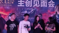 電影<九層妖塔>成都站宣傳 唐嫣答問