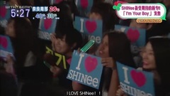 Mezamashi TV SHINee 專輯發布活動報道