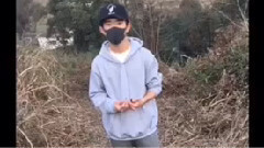 易烊千璽秒拍 放鞭炮