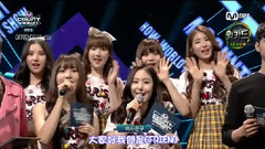 M Countdown 特別舞臺采訪