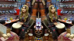 小寶貝 綠發手鼓版