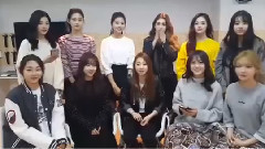 I.O.I 組合首次視頻直播