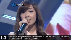 韓國女歌手高音全記錄TOP15