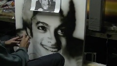 牛人噴槍繪Michael
