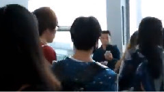 廣州白云機場王源送機