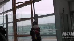 北京首都機場送機