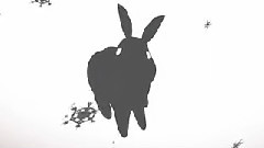音の無い世界のうさぎ