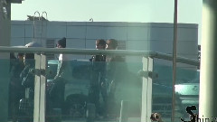 申秀鉉仁川機場出國