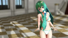 水著の東風谷早苗ちゃんを愛でる動畫