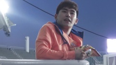 與觀眾席互動