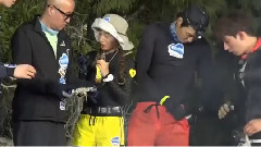 歐巴抓到魚 Yuri歡呼