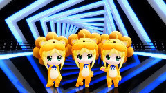 MMD 萌萌的獅子Saber,撩人舞姿