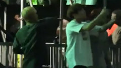 臺下跳江南Style的防彈少年團