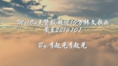 MelOn 韓文歌曲點贊數排名(截止2016.10.1)