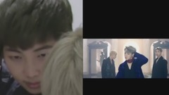金南俊 看血汗淚MV的反應