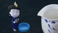 吧唧吧唧~小魚解鎖喝茶新姿勢!