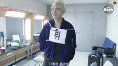 [LFB中字][BANGTAN BOMB] V在唱歌之前是這樣開嗓噠