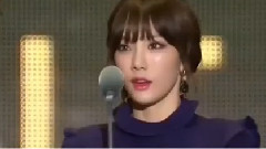 金泰妍最佳女歌手得獎CUT