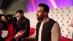 Craig David接受采訪在BBC Music Awards