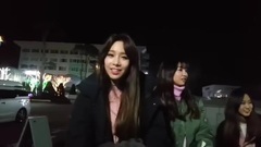 某軍隊慰問活動結束停車場見儀