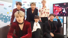 Vlive 5分鐘延遲觀看音樂中心血汗淚舞臺反應的防彈少年團