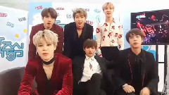 Vlive 5分鐘延遲觀看音樂中心血汗淚舞臺反應的防彈少年團