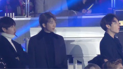 臺下防彈少年團觀看GOT7&VIXX表演的反應