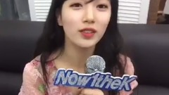 1theK 秀智的Live ONE 直播前問候影像