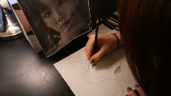 Drawing Kim Taeyeon SNSD | ASMR