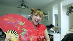 Jannine給中國粉絲拜年視頻