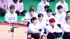 Seventeen Reaction To 程瀟藝術體操彩排