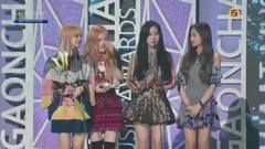 BLACKPINK - 音源部門新人賞 - 第六屆GAON Cahrt頒獎禮現場版17/02/22