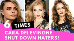鬼馬超模Cara Delevingne回懟黑粉!