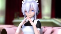 MMD亂入游戲-3D定制女仆弱音