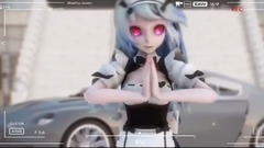 福利.輕佻可愛的女仆初音