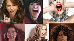 Avril Lavigne,Miley Cyrus,Katy Perry,Demi Lovato,Ariana Grande - 驚了!歐美女星飆高音現場合輯