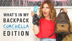 第一次去Coachella音樂節,她的包里都有啥?