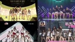 少女時代打歌現場對比四合一版