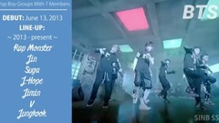 那些七人組的韓國男團【1999-2017】