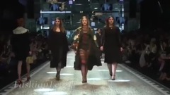 Dolce&Gabbana的充分展現出米蘭時裝周秋冬