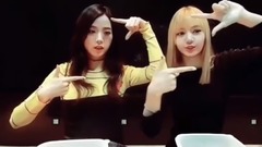 BLACKPINK - JISOO和LISA吃飯放送