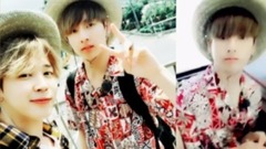 樸智旻推特更新:和忙內坐巴士的時候JIMIN田柾國今天Bon voyage