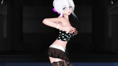 MMd【喵喵DI時代V20-V4】Pandora - Kara_弱音黑絲襪套